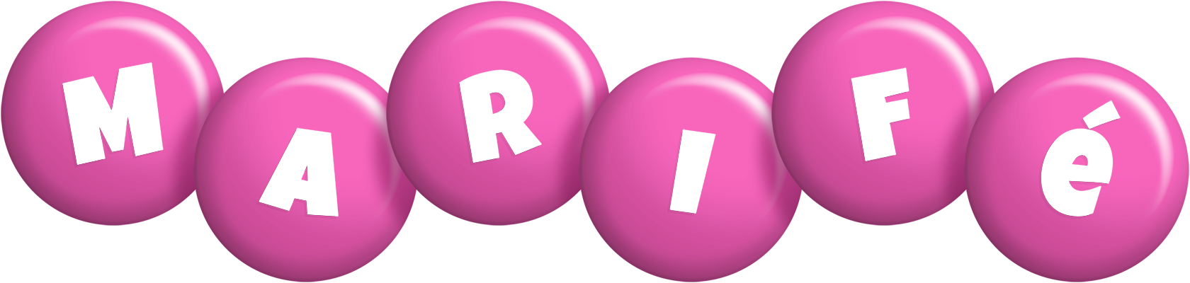 Marifé candy-pink logo