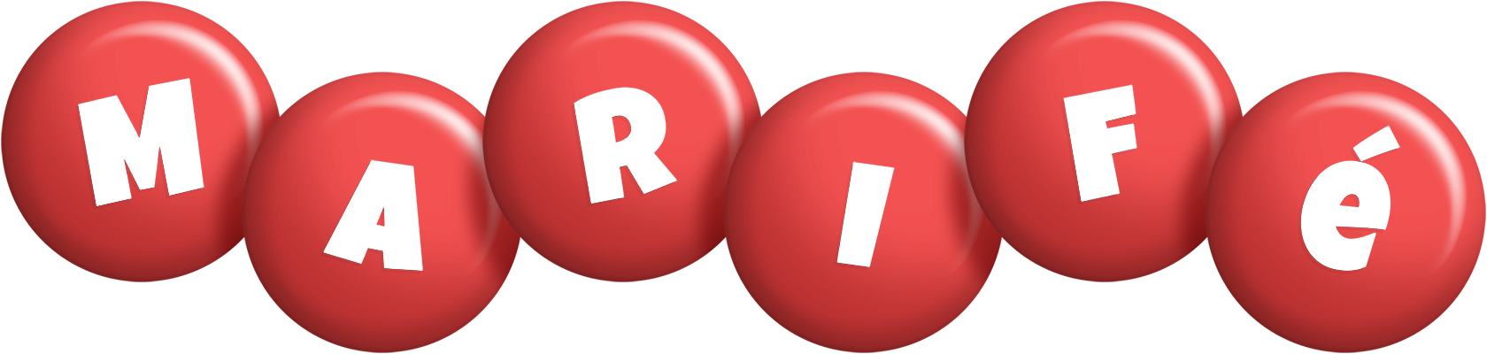 Marifé candy-red logo