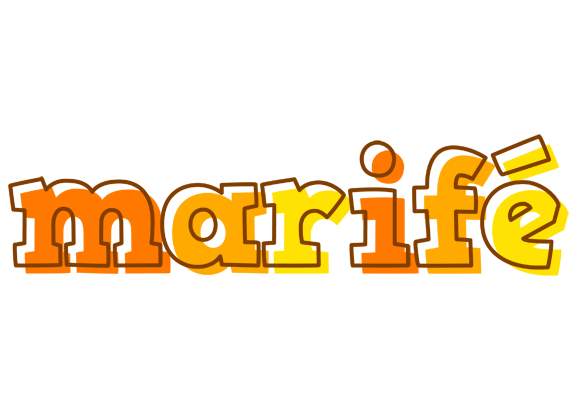 Marifé desert logo