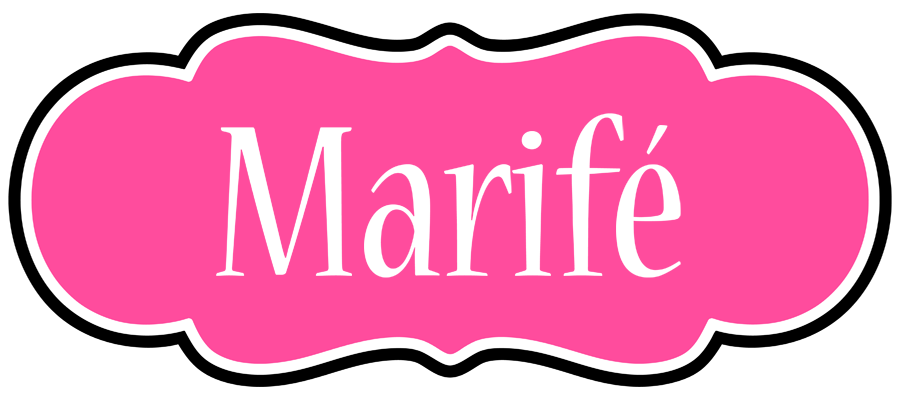 Marifé invitation logo