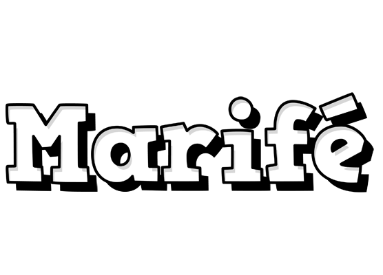 Marifé snowing logo