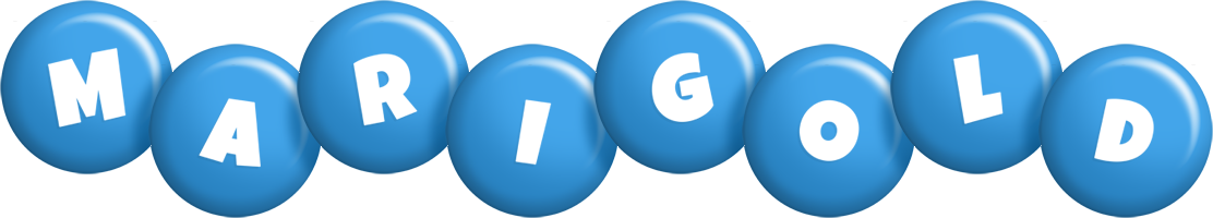 Marigold candy-blue logo