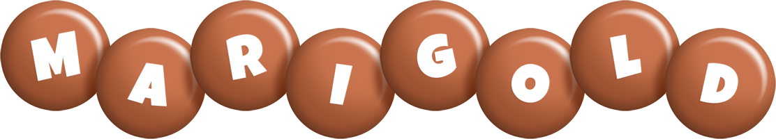 Marigold candy-brown logo