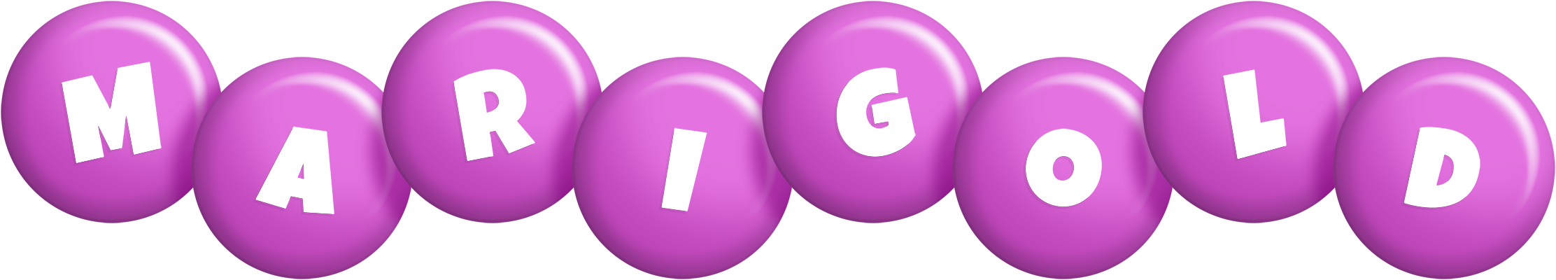 Marigold candy-purple logo
