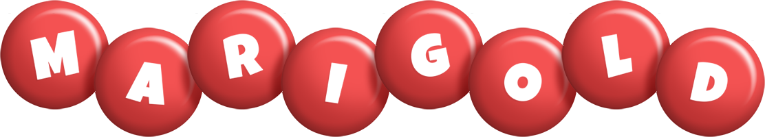 Marigold candy-red logo