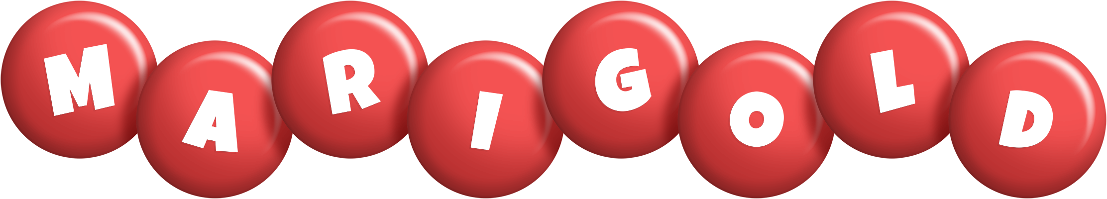 Marigold candy-red logo
