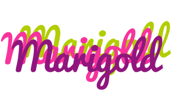 Marigold flowers logo
