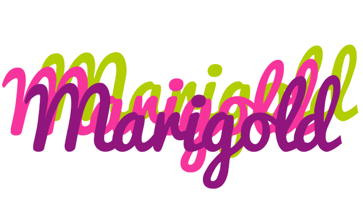 Marigold flowers logo