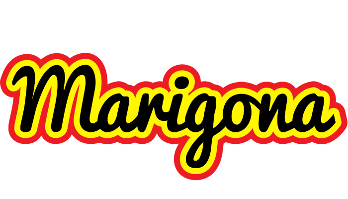 Marigona flaming logo