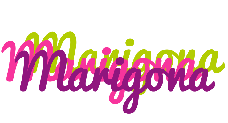 Marigona flowers logo
