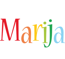 Marija birthday logo