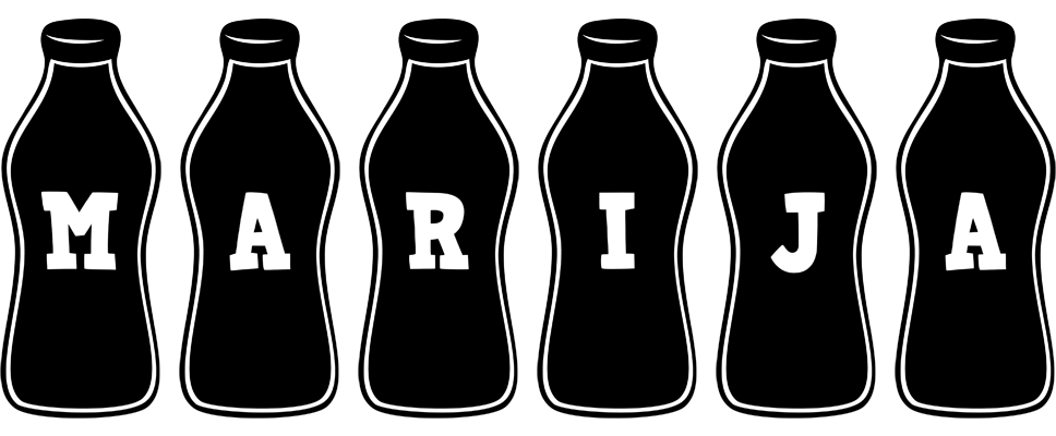 Marija bottle logo