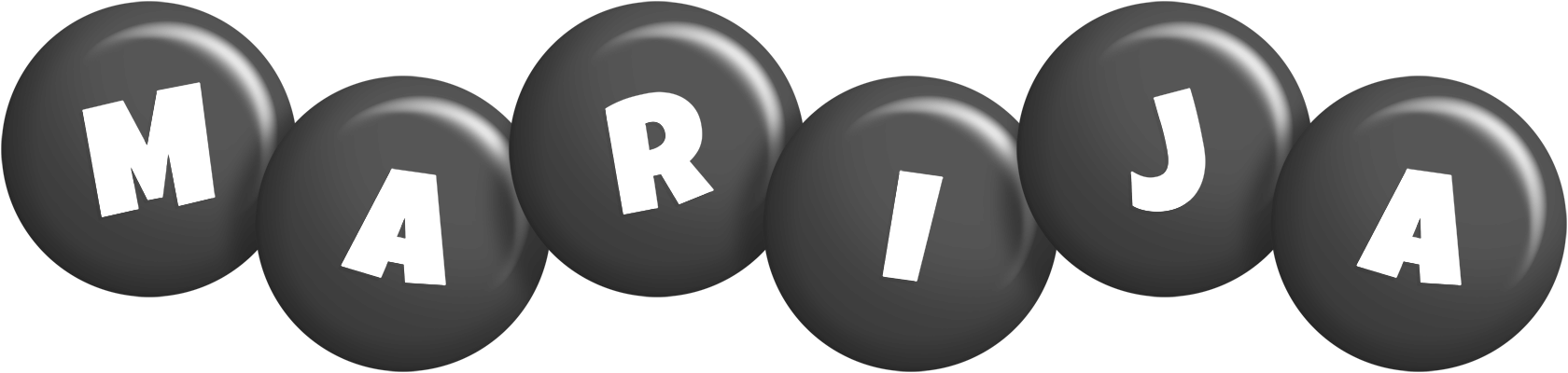 Marija candy-black logo