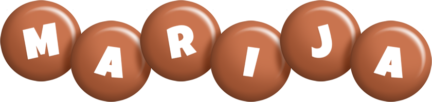 Marija candy-brown logo