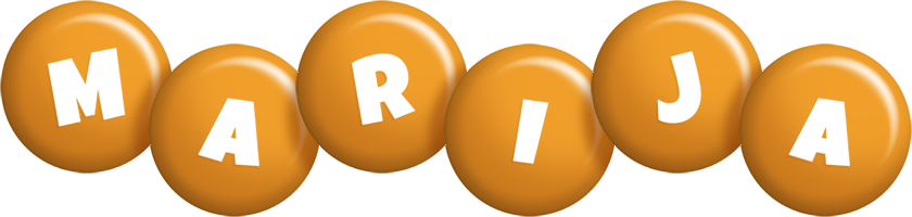 Marija candy-orange logo