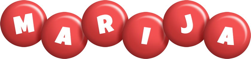Marija candy-red logo