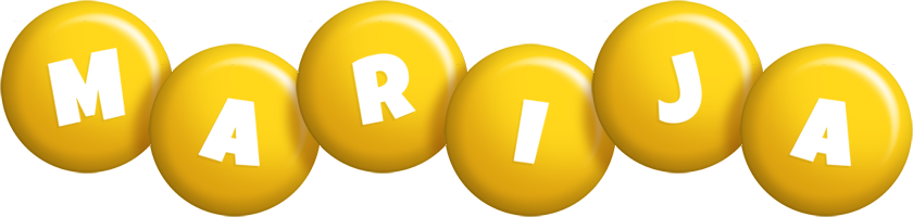 Marija candy-yellow logo