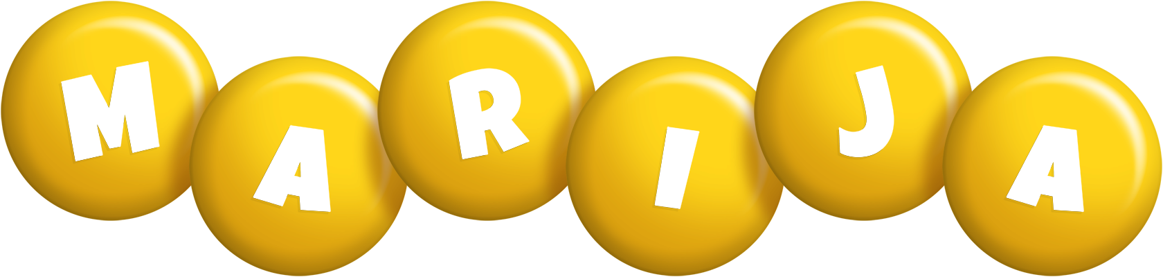 Marija candy-yellow logo