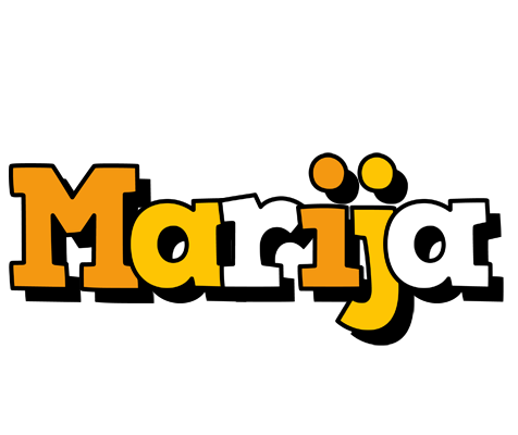 Marija cartoon logo