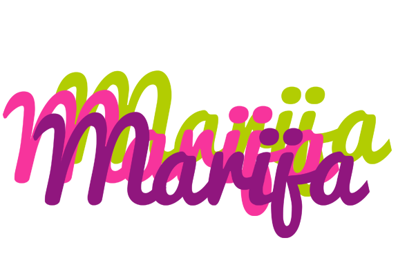 Marija flowers logo