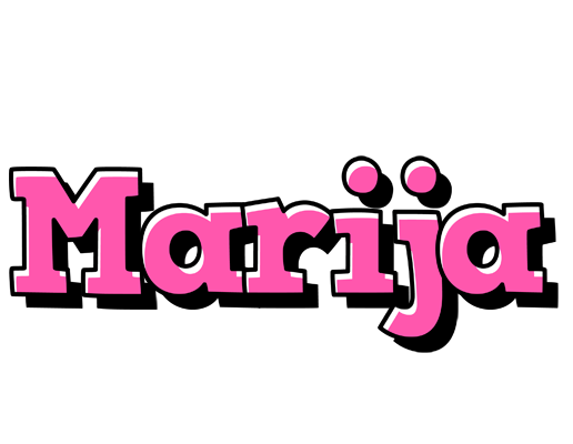 Marija girlish logo