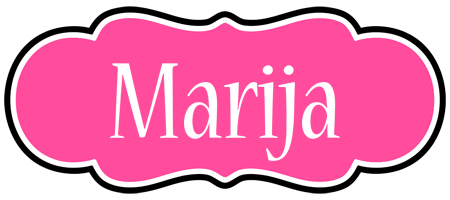 Marija invitation logo