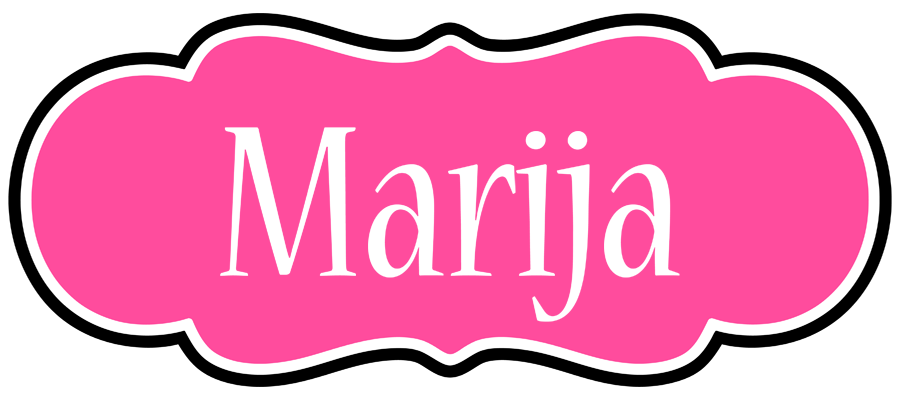 Marija invitation logo