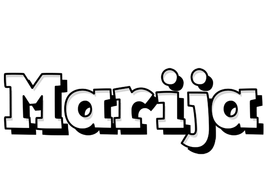 Marija snowing logo