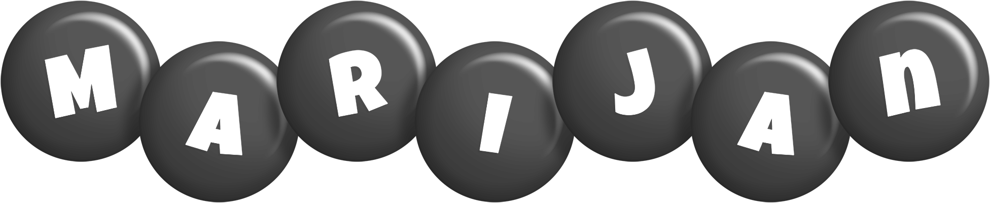 Marijan candy-black logo