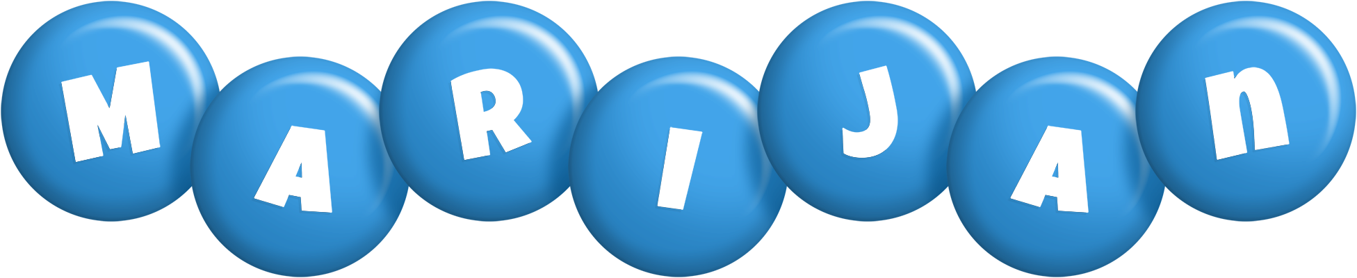 Marijan candy-blue logo