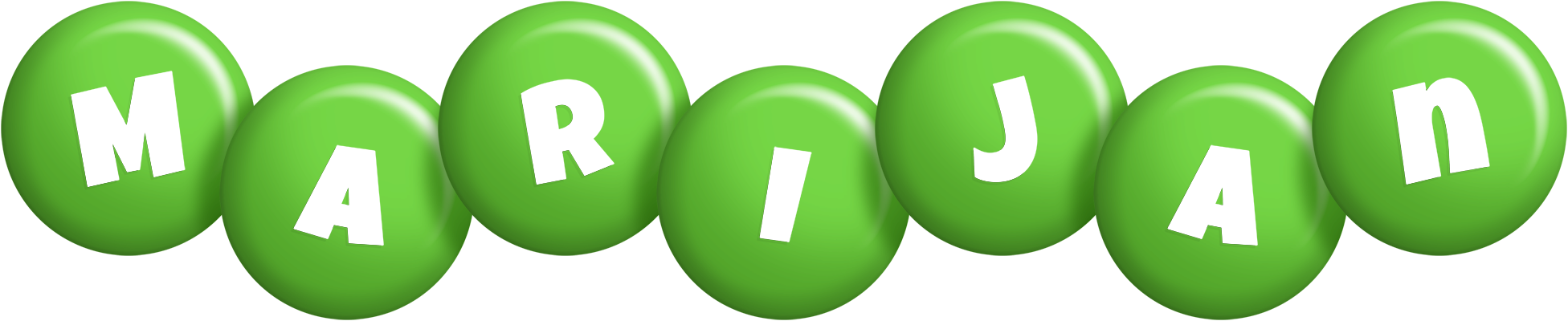 Marijan candy-green logo