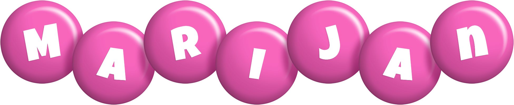 Marijan candy-pink logo