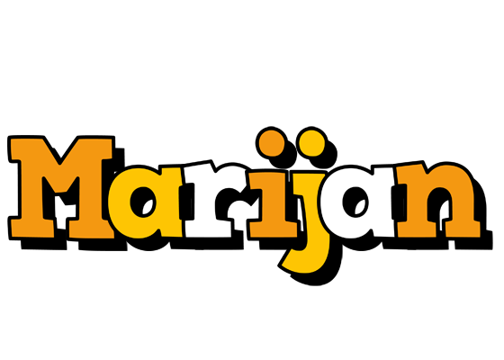 Marijan cartoon logo