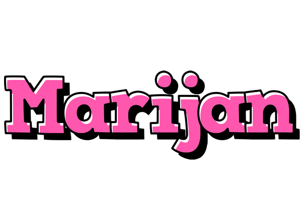 Marijan girlish logo