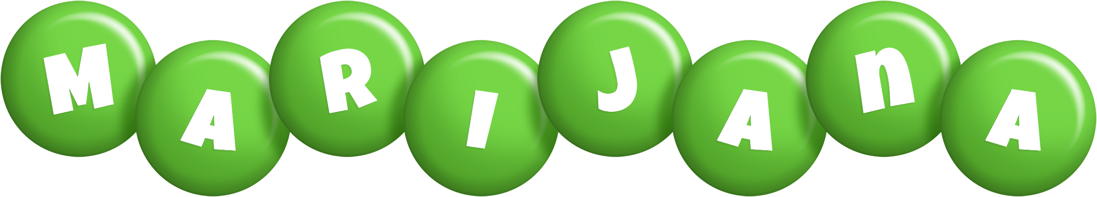 Marijana candy-green logo