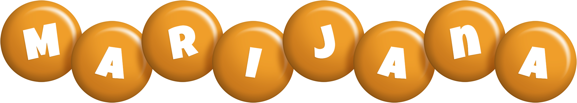 Marijana candy-orange logo