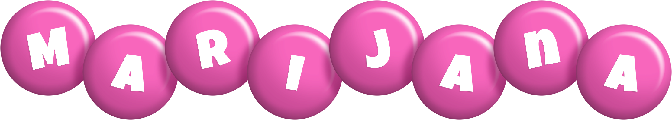 Marijana candy-pink logo