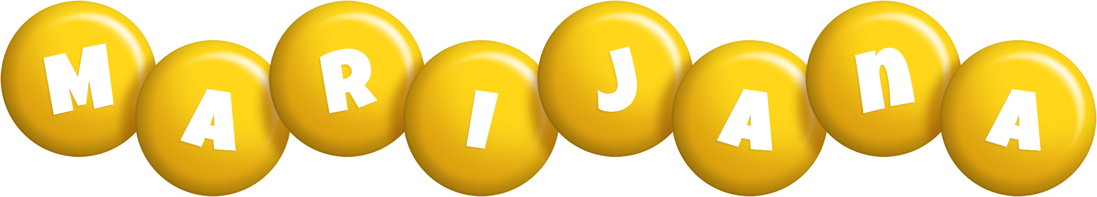 Marijana candy-yellow logo