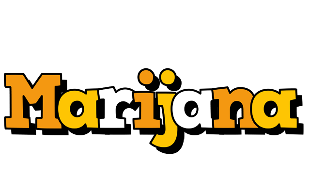 Marijana cartoon logo