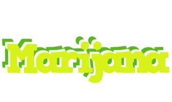 Marijana citrus logo