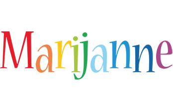 Marijanne birthday logo