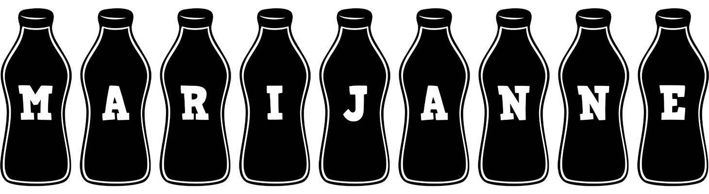 Marijanne bottle logo