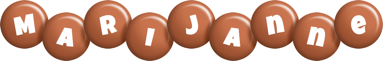 Marijanne candy-brown logo