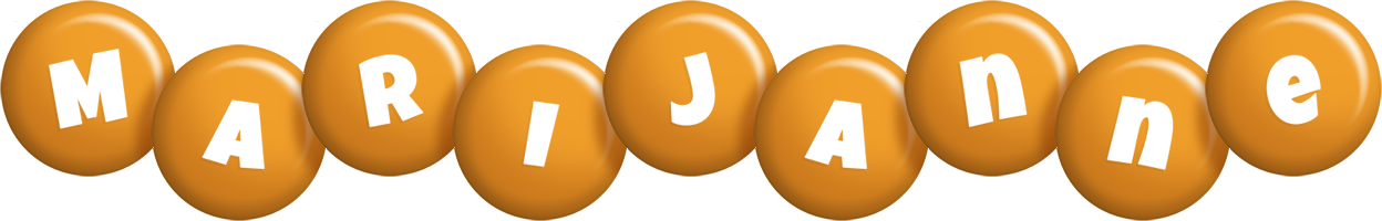 Marijanne candy-orange logo