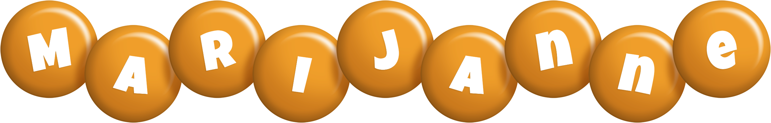 Marijanne candy-orange logo