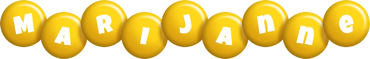 Marijanne candy-yellow logo