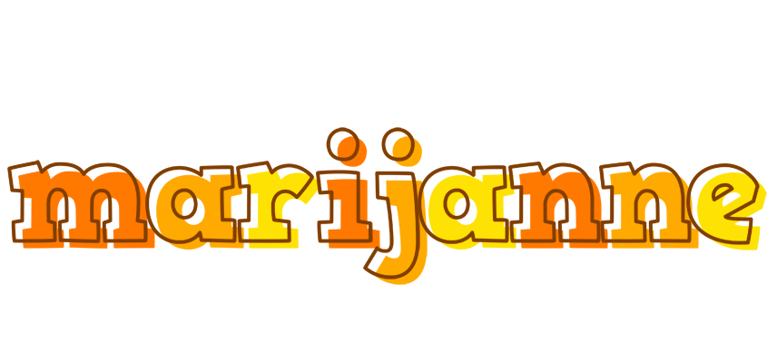 Marijanne desert logo