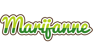 Marijanne golfing logo