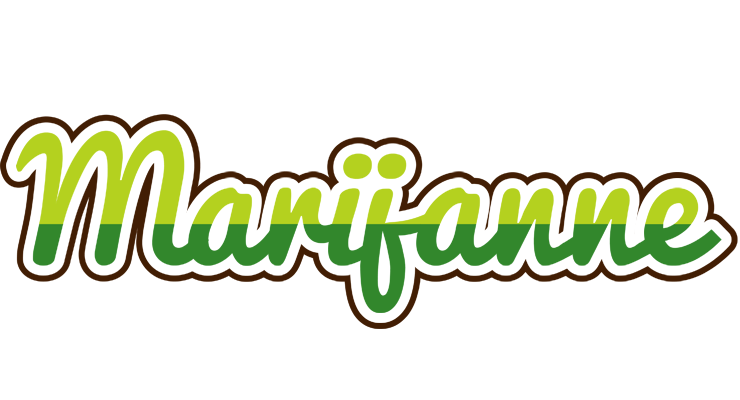 Marijanne golfing logo