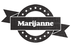 Marijanne grunge logo